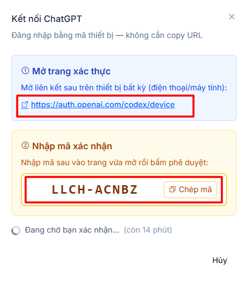 Kết nối ChatGPT OAuth với OpenClaw