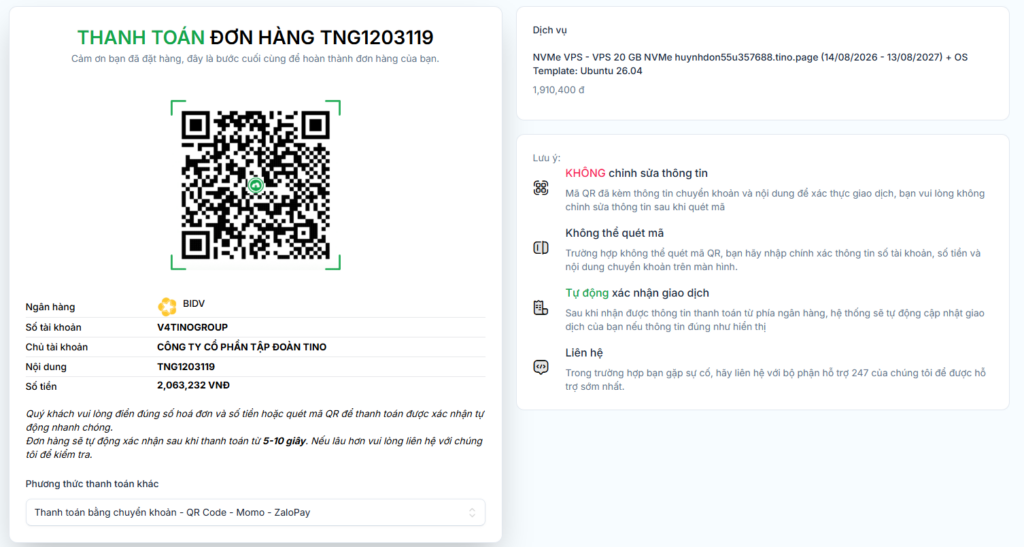 Hướng dẫn cách đăng ký VPS tại Tino chi tiết A-Z 8 Hướng dẫn cách đăng ký VPS tại Tino chi tiết A-Z 2
