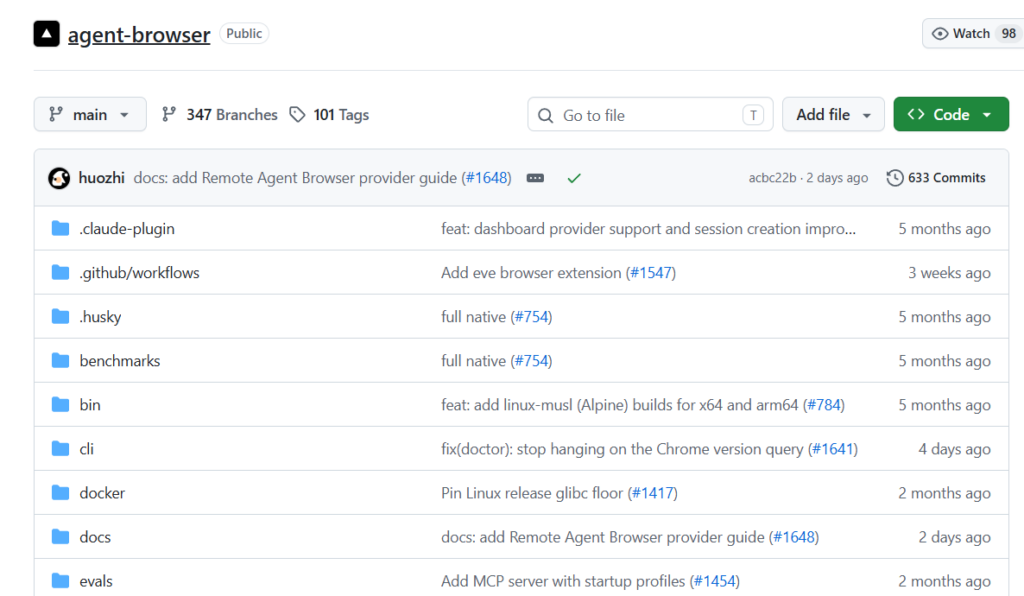 Top 10 Agent Browser tốt nhất cho Hermes Agent (2026) 3 agent-browser – Lựa chọn mặc định tốt nhất cho Hermes Agent