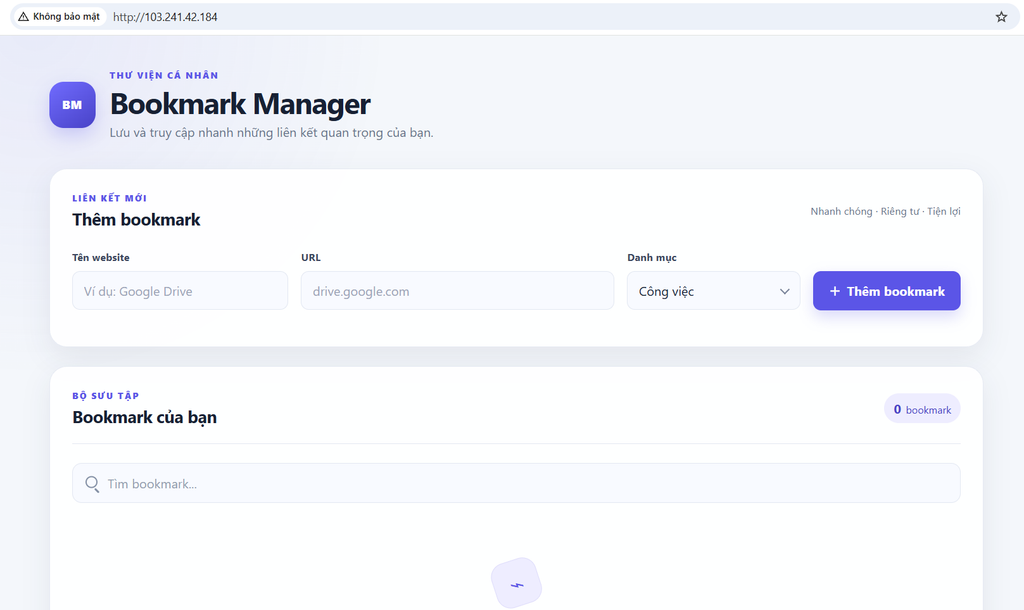 Cách commit & push code từ Codex lên VPS chi tiết A-Z 16 Mở website trên trình duyệt