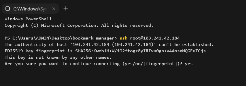 Cách commit & push code từ Codex lên VPS chi tiết A-Z 9 Cách commit & push code từ Codex lên VPS chi tiết A-Z 1