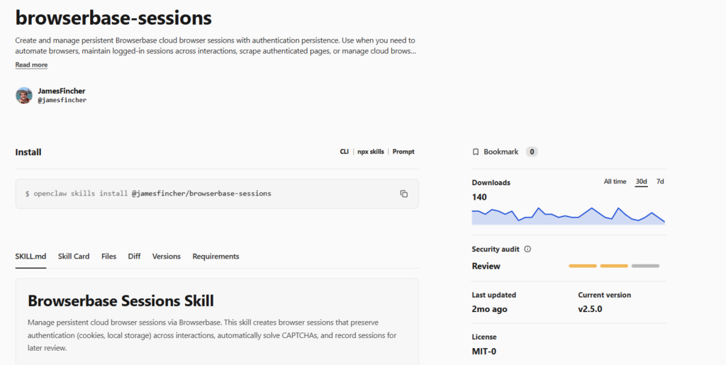 Browserbase Sessions – Quản lý phiên trình duyệt trên cloud