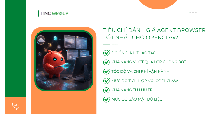 Tiêu chí đánh giá Agent Browser tốt nhất cho OpenClaw