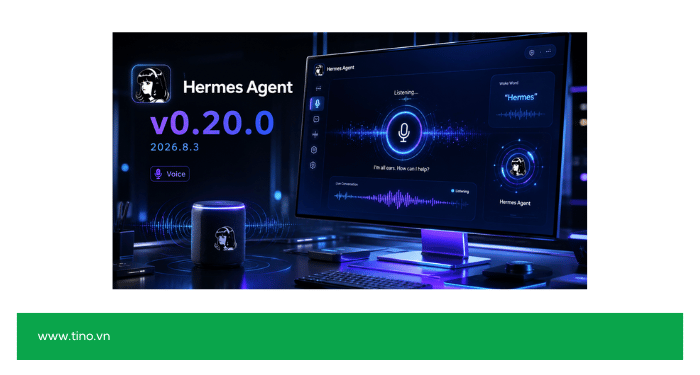 Hermes Agent v0.20.0 (2026.8.3): Bản cập nhật “The Herald” đưa AI Agent lên một cấp độ mới 3 Voice được mở rộng sang nhiều nền tảng nhắn tin