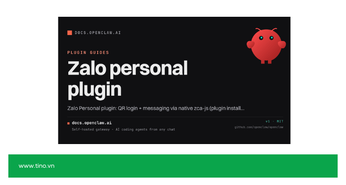  Zalo – Plugin kết nối OpenClaw với Zalo