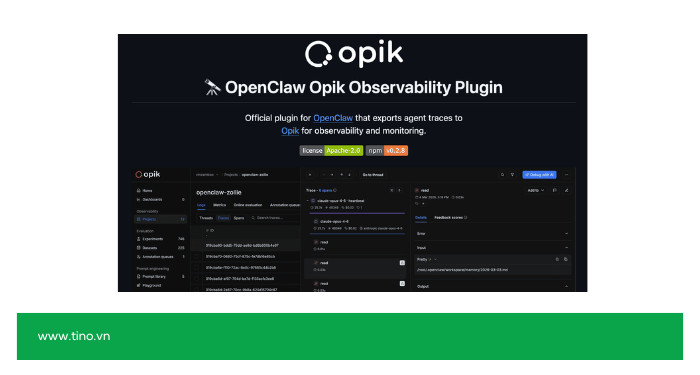 Opik – Plugin giám sát hoạt động và chi phí AI Agent
