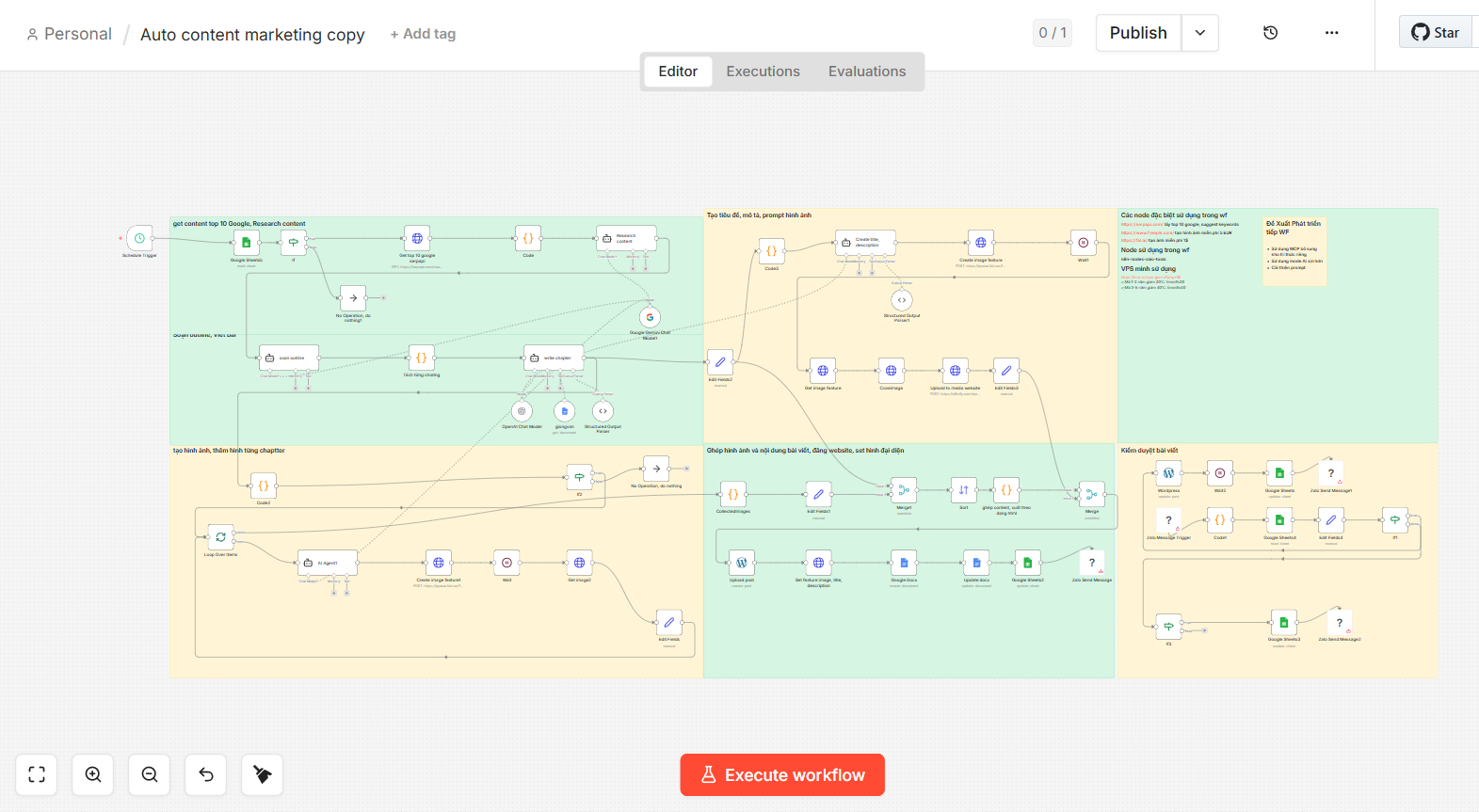 Import workflow và khôi phục dữ liệu