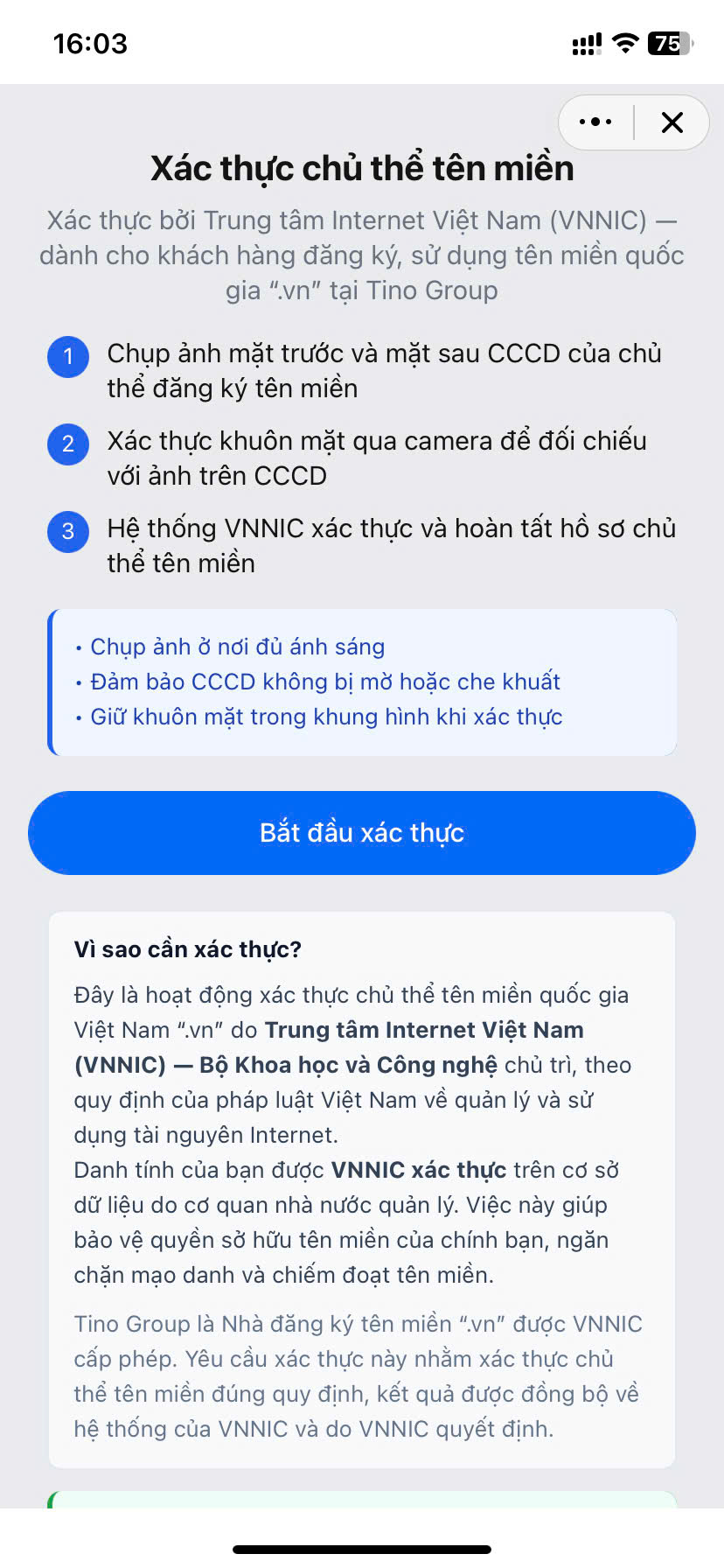 Hướng dẫn cách tạo Landing Page miễn phí với Ông Bụt AI A-Z 11 Thực hiện eKYC để xác minh danh tính
